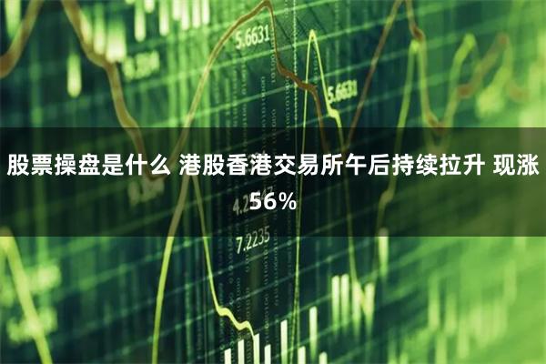 股票操盘是什么 港股香港交易所午后持续拉升 现涨56%